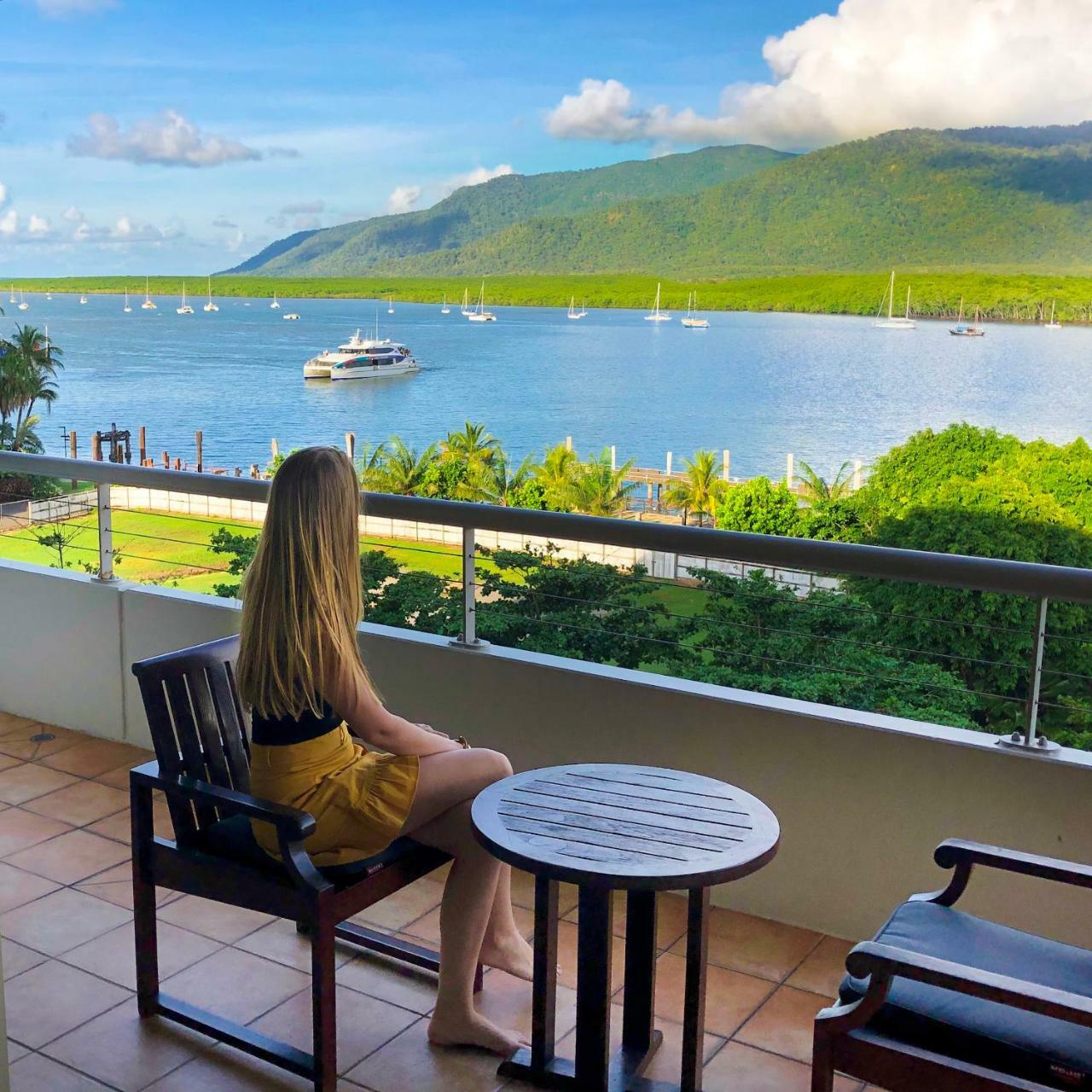 铂尔曼礁滩酒店赌场 凱恩斯 外观 照片 View from the balcony of a hotel room at the Sheraton Resort, 2019